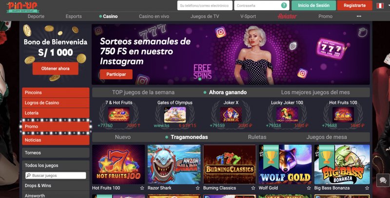 Pin-up casino es confiable in Peru
